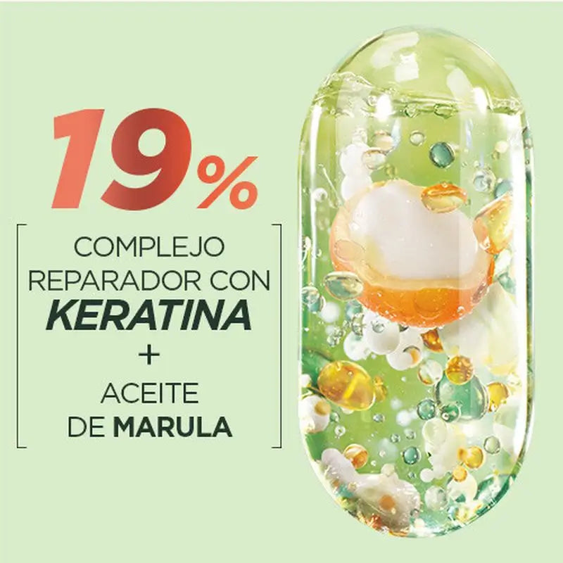 Garnier Fructis Damage Keratin Filler tratamento intensivo com óleo de marula para cabelos danificados, 200ml.