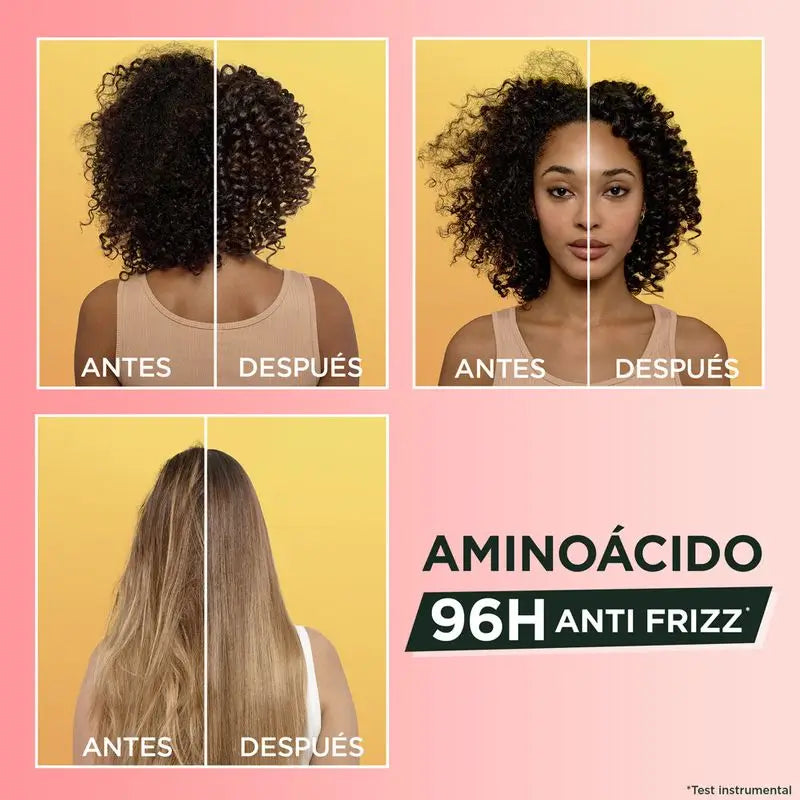 Garnier Fructis Hairfood Garnier Hair Booster Amino Acid Treatment 3,En,1 For 96H Anti-Frizz*.