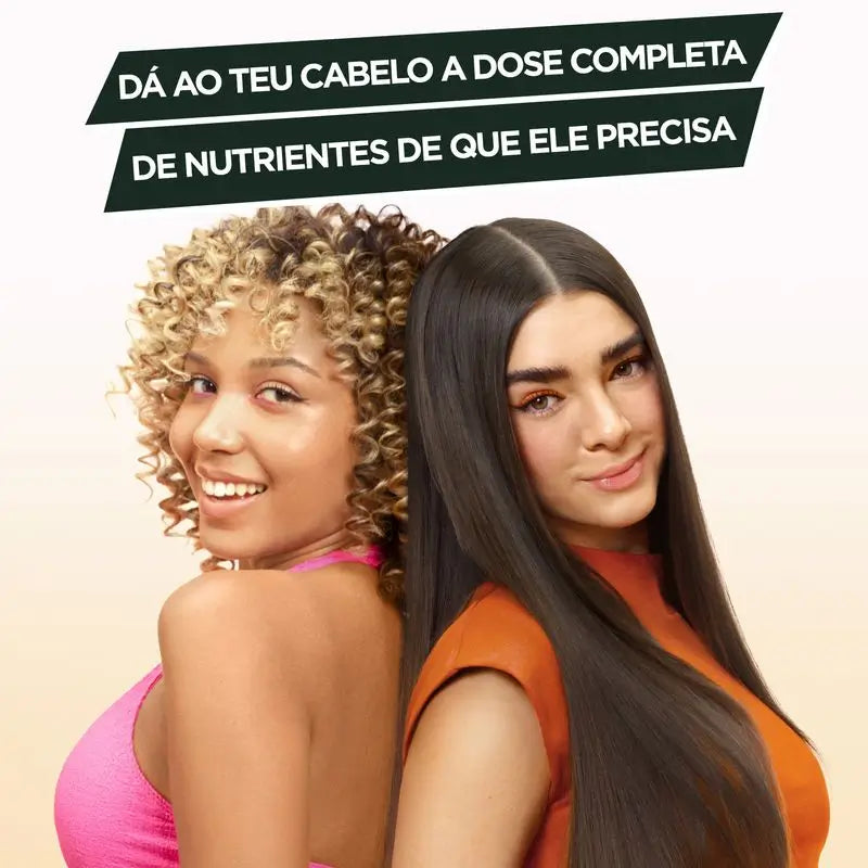 Garnier Fructis Hairfood Garnier Hair Booster Protein 3,1,1 Tratamento para 97% menos quebra de cabelo*.