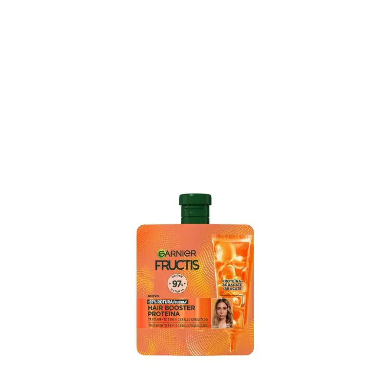 Garnier Fructis Hairfood Garnier Hair Booster Protein 3,1,1 Tratamento para 97% menos quebra de cabelo*.