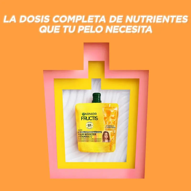 Garnier Fructis Hairfood Garnier Hair Booster Vitamina C* 3,1 Para 72H Tratamento do Brilho do Cabelo**