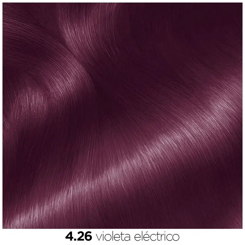 Garnier Olia Coloração Permanente sem amoníaco: violeta elétrico ousado 4.26, óleos florais, aroma agradável