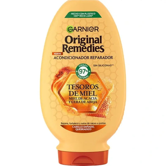 Garnier Original Remedies Honey Treasures Condicionador Reparador, 250 Ml