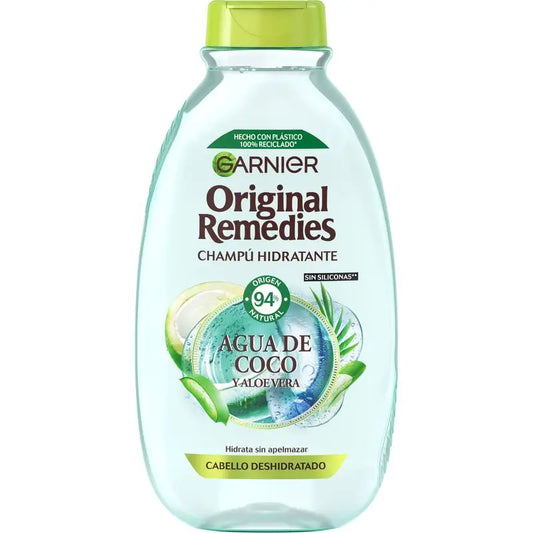 Garnier Original Remedies Garnier Original Remedies Água de Coco e Aloé Vera Champô Hidratante 300 Ml