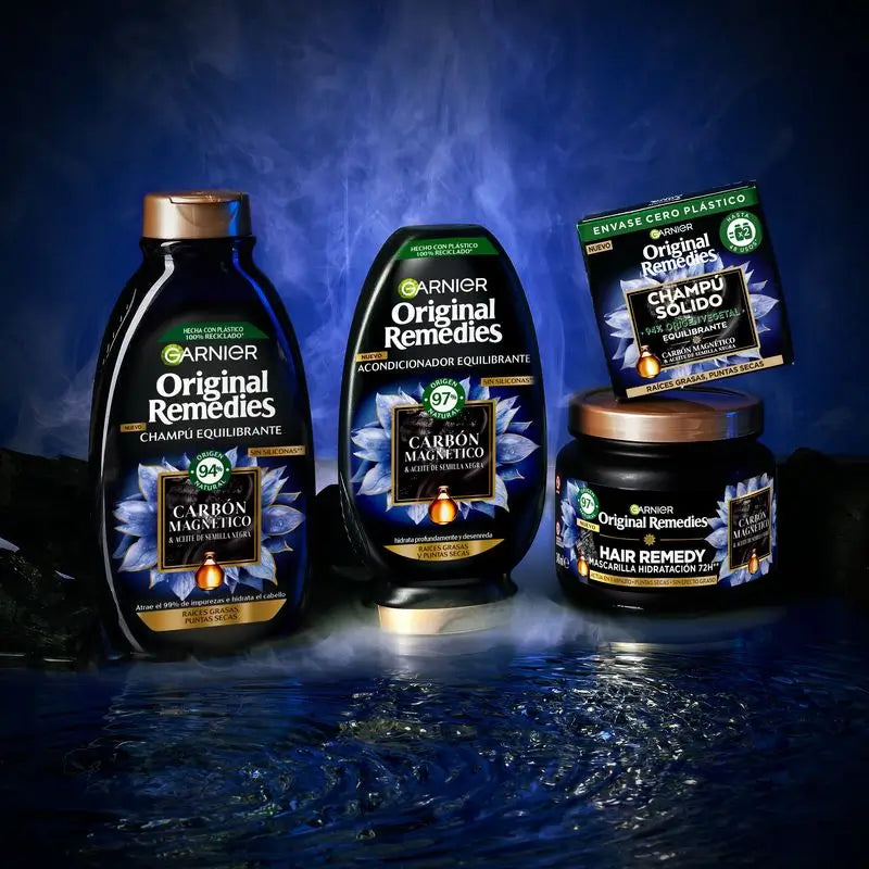 Garnier Original Remedies Garnier Original Remedies Carvão Vegetal Magnético Champô Equilibrador