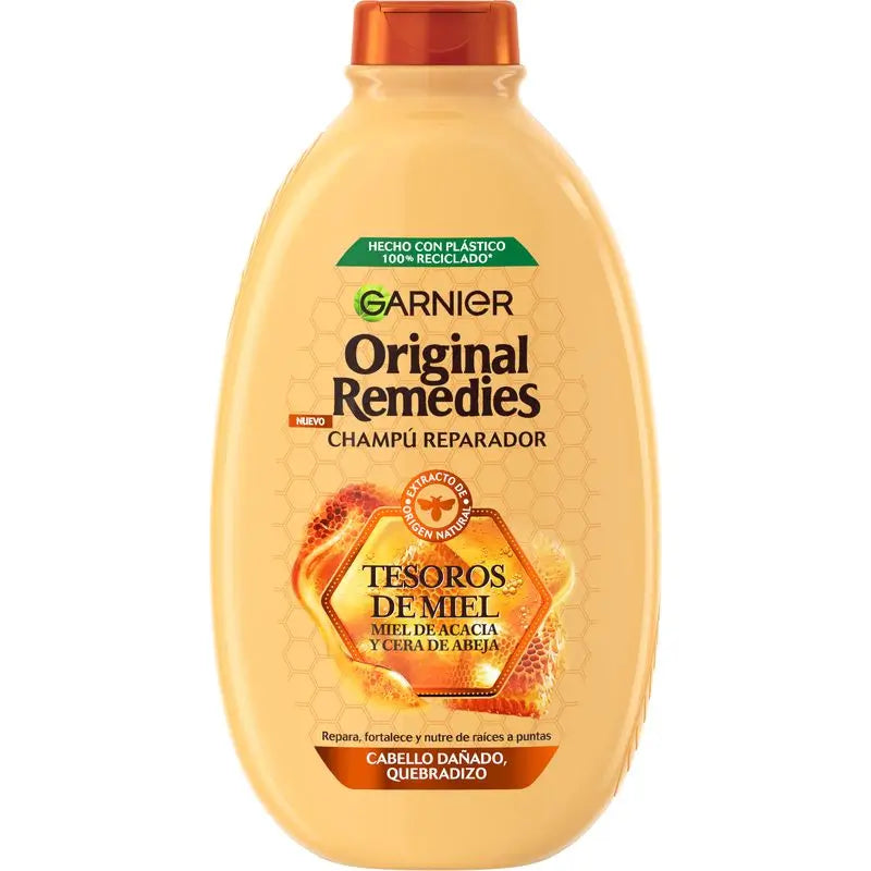 Garnier Original Remedies Garnier Original Remedies Honey Treasures Champô Reparador para Cabelos Secos e Frágeis 600 Ml