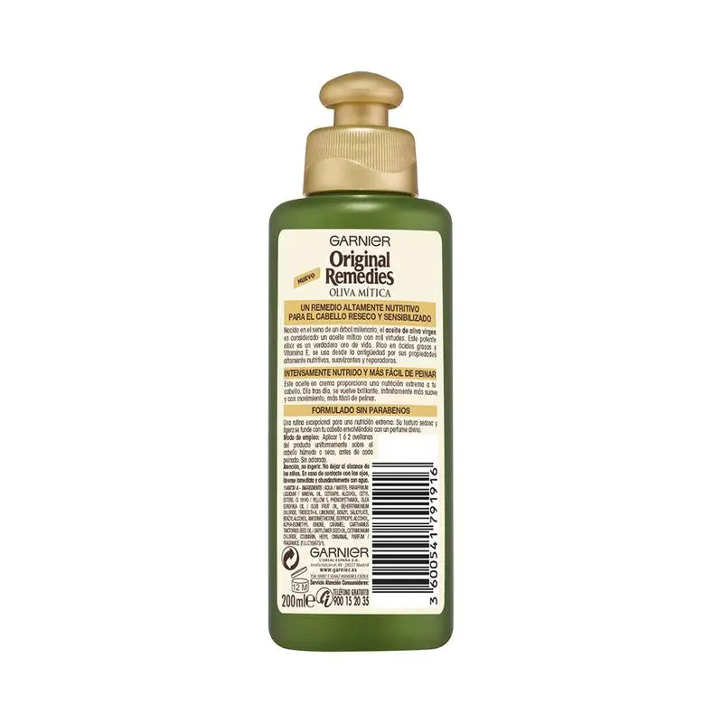 Garnier Original Remedies Garnier Original Remedies Oliva Mítica Tratamento Capilar Óleo em Creme Cabelos Secos 200 Ml