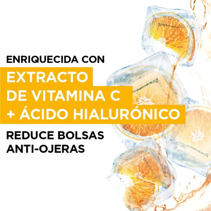 Garnier Skin Active Mask Tissue Contorno dos Olhos Anti-fadiga e Anti-olheiras com Ácido Hialurónico e Extrato de Laranja