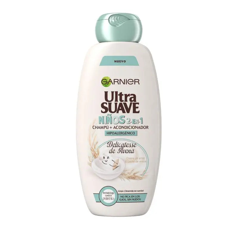 Garnier Ultra Gentle Garnier Ultra Gentle Oatmeal Delicatesse Champô 2 em 1 para Crianças, Para Cabelos Sensíveis