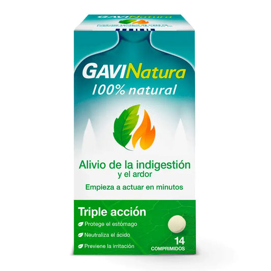 Gavinatura Alívio de Indigestão, 14 Comprimidos