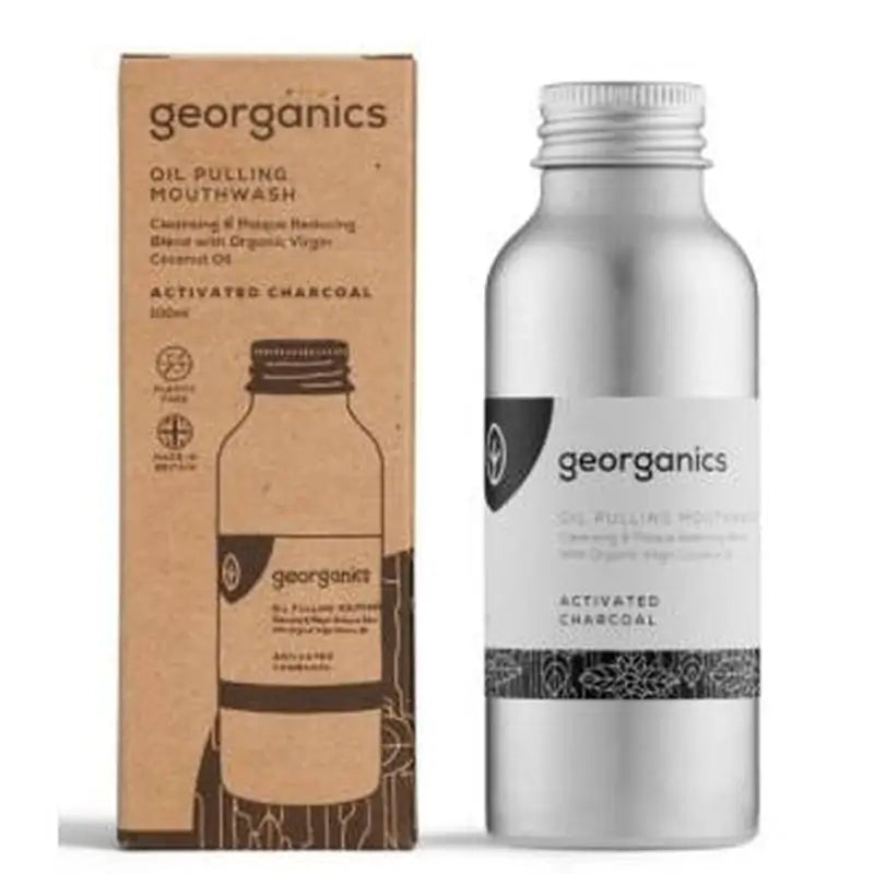 Georganics Enjuage Bucal Con Aceite Carbon Activado 100Ml. 