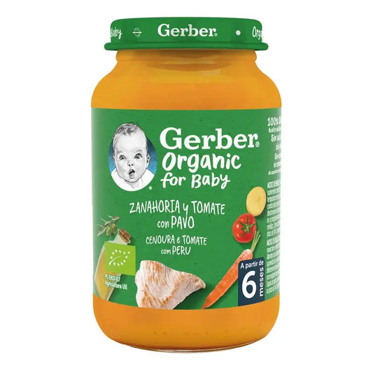 Gerber Organic Cenout Tomato Turquia, 190G