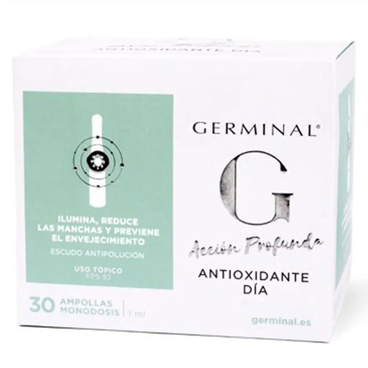 GERMINAL Acción profunda antioxidante día 30 ampollas x 1,5 ml