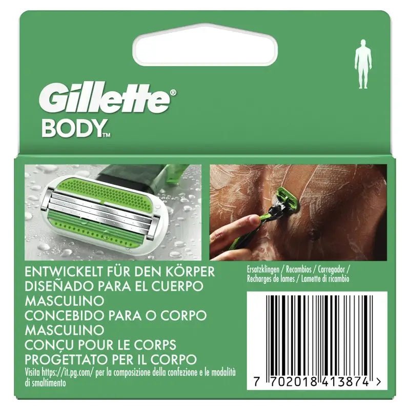 Carregador de corpo Gillette 2 pcs