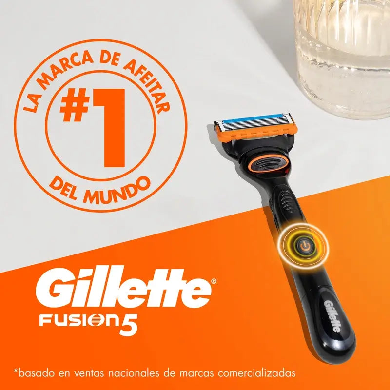 Gillette Fusion5 Power, recarga de lâmina de barbear, 8 unid.