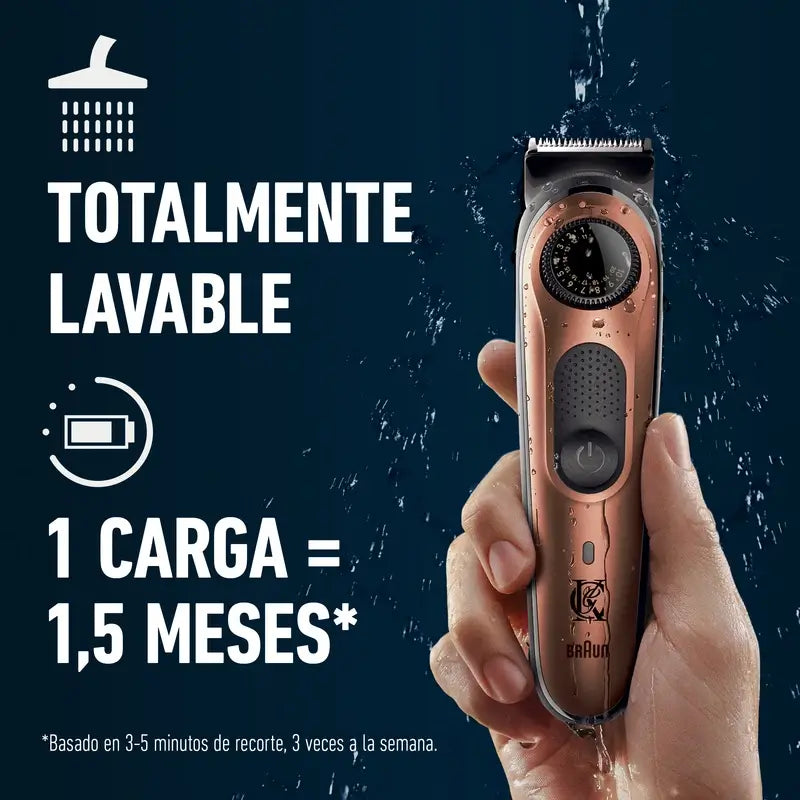 Pack Presente Gillette King C. Aparador de Barba Pro + Gel de Limpeza 60Ml + Bálsamo 25Ml