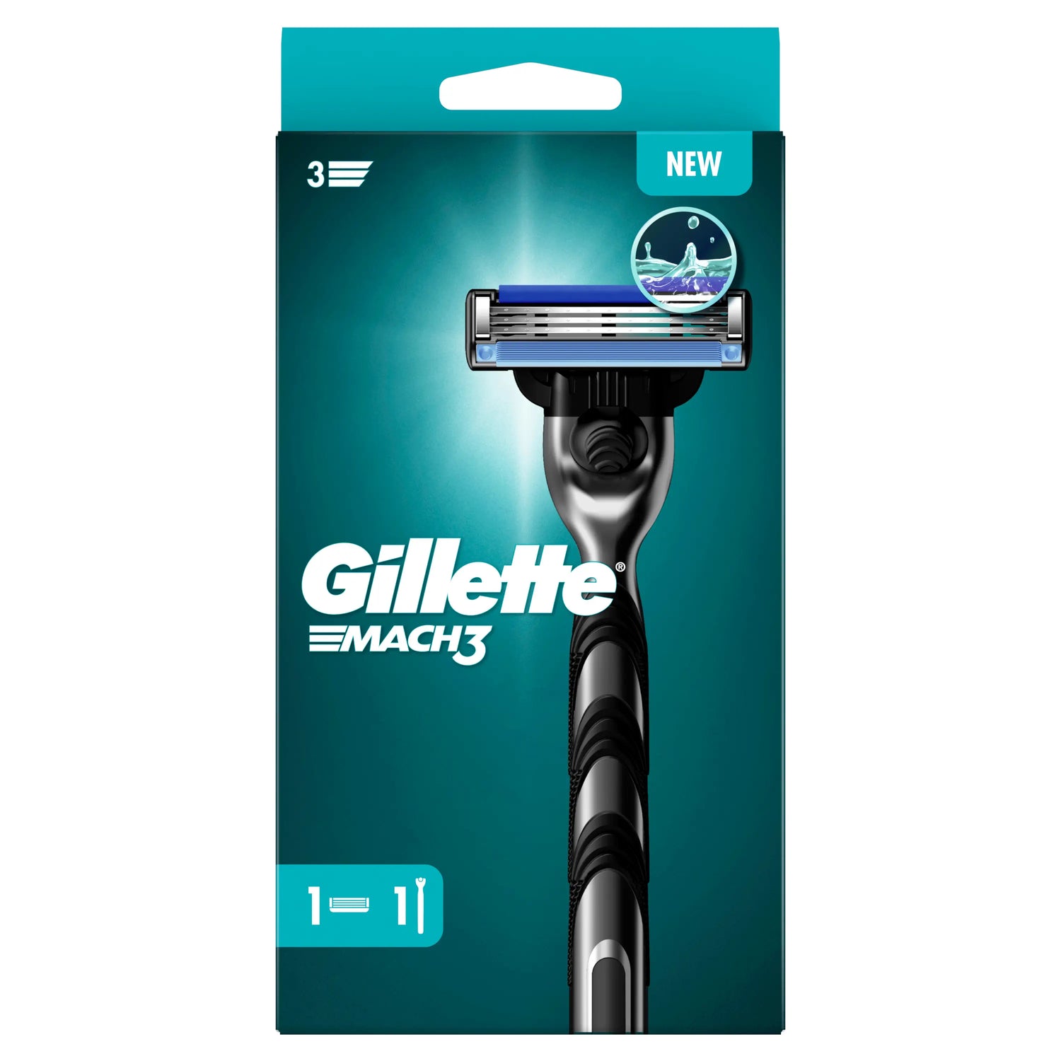 Navalha de segurança Gillette Mach3 para homem