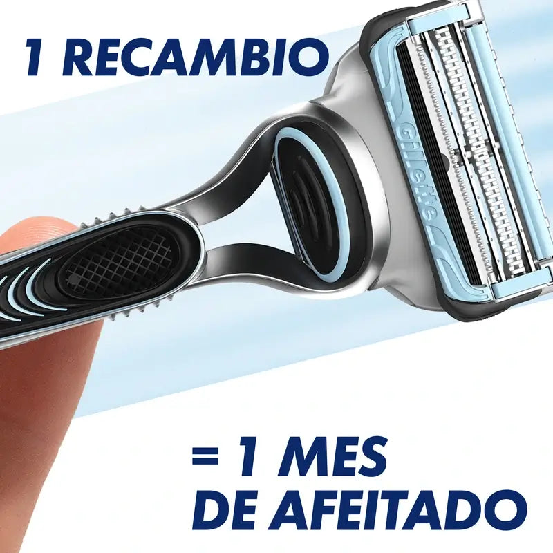 Gillette Skinguard Sensitive Recargas Compatível com Punhos Fusion , 3 peças