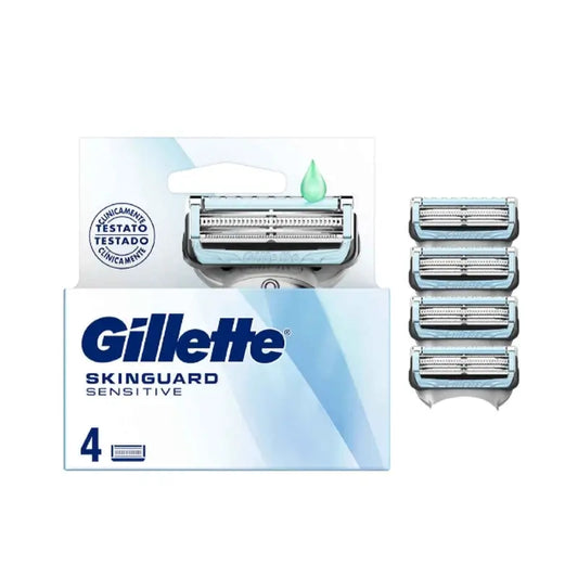 Gillette Skinguard Sensitive Fusion Handle Refil Compatível, 4 pcs.