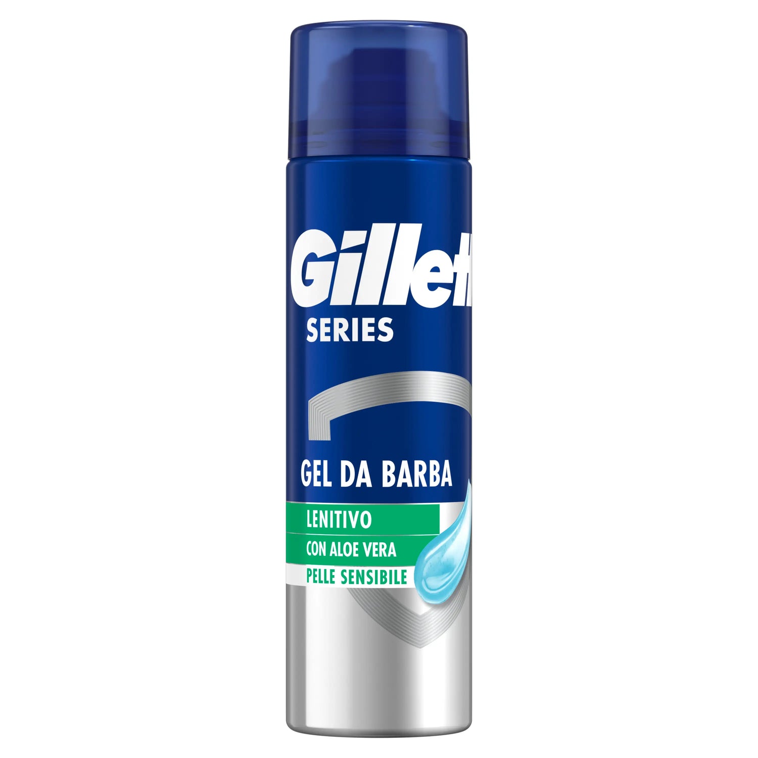 Gillette Series Gel de Barbear Suavizante com Aloé Vera , 200 ml