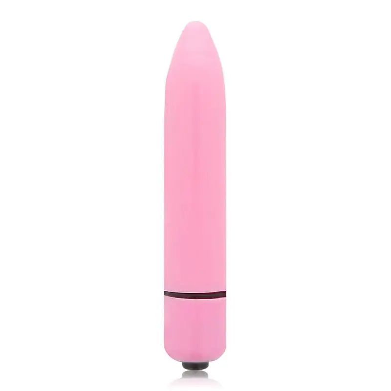 Glossy Thin Vibrador Rosa Intenso