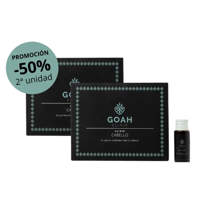 Goah Clinic Duplo Elixir Elixir Capilar 2ª Unidade 50% Desconto.