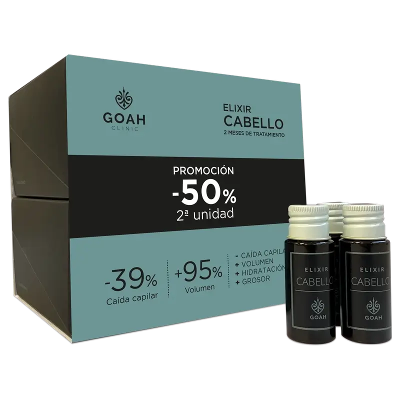 Goah Clinic Duplo Elixir Elixir Capilar 2ª Unidade 50% Desconto.