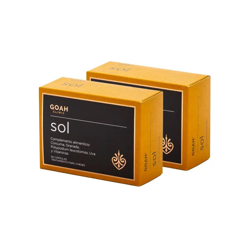 Goah Clinic Sol 120 cápsulas + Regalo Neceser yute natural