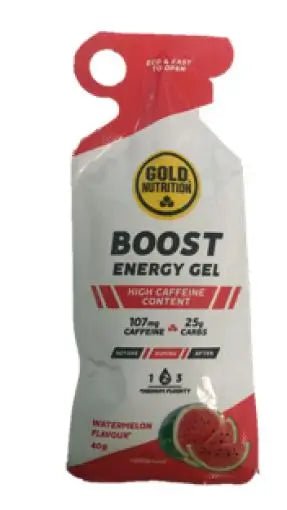 Gold Nutrition Boost Energy Gel Sandia 16Geles.