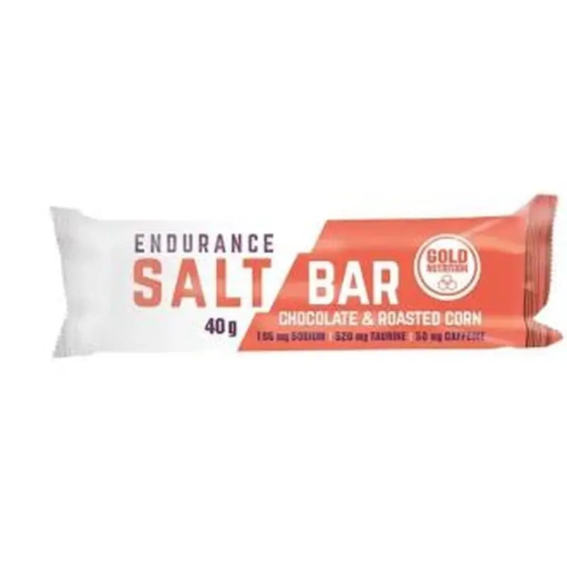 Gold Nutrition Endurance Salt Bar Choco-Maiz Tostado 15Ud.