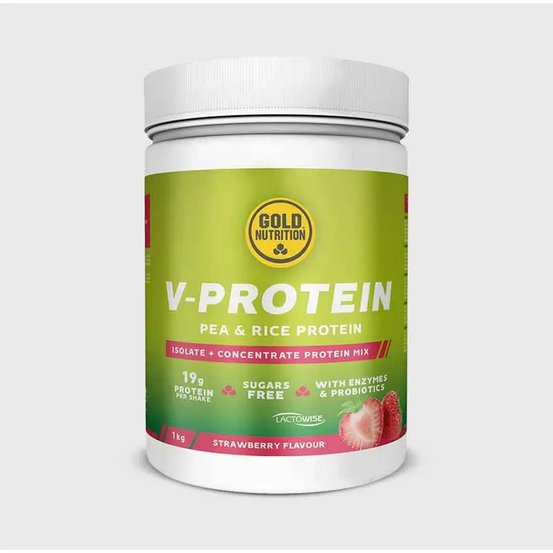 Gold Nutrition V-Protein Morango 1Kg.