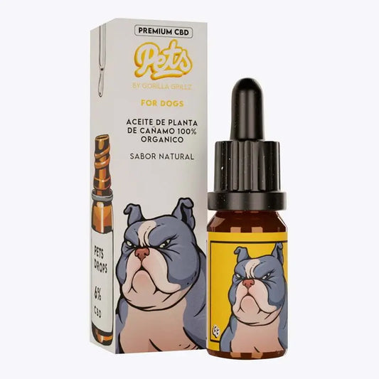 Gorilla Grillz Cbd Oil 6% Para Cães Natural Cão , 10 ml