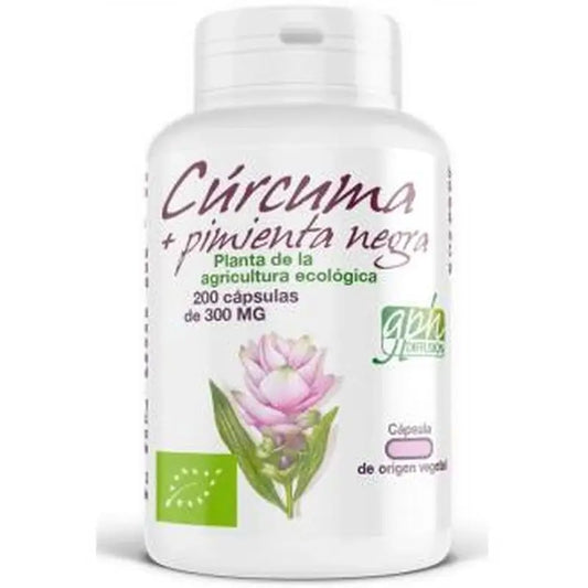 Gph Difussion Curcuma+Pimienta Negra 300Mg 200V Cápsulasbio 