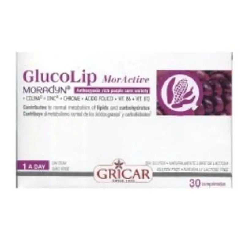 Gricar Glucolip Mor Active 30Comp. 