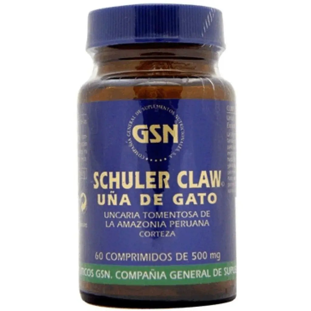 Gsn Schuler Claw 500 Mg Unha de Gato, 60 Comprimidos