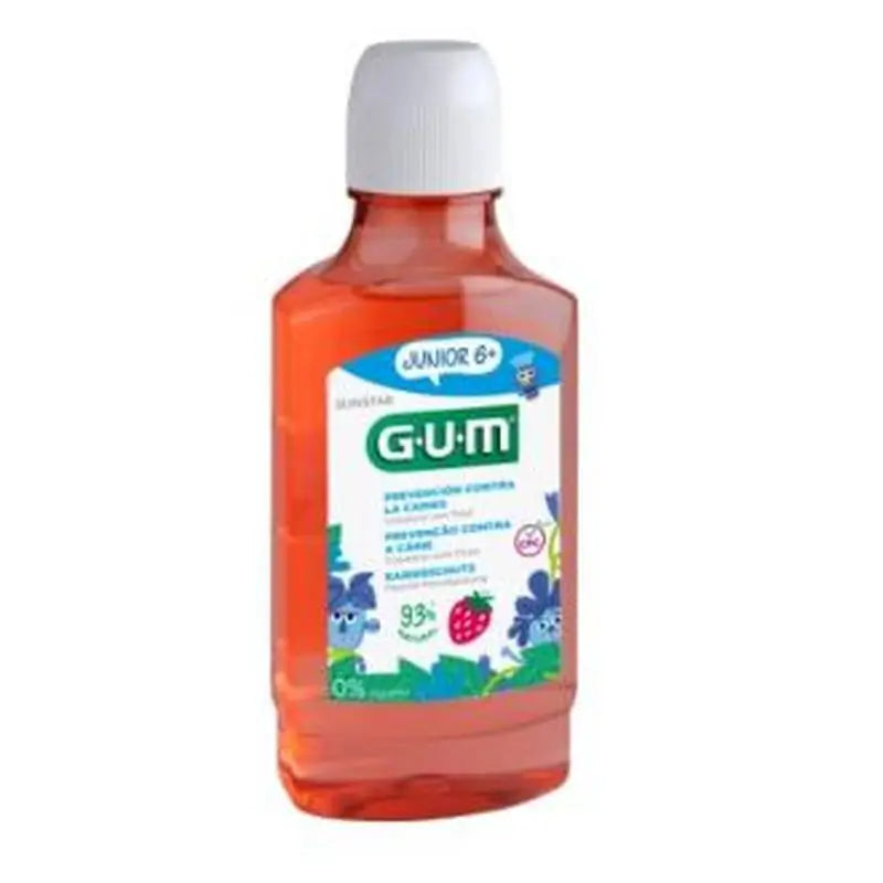 Gum Colutorio Junior +6 Años Fresa 300Ml 