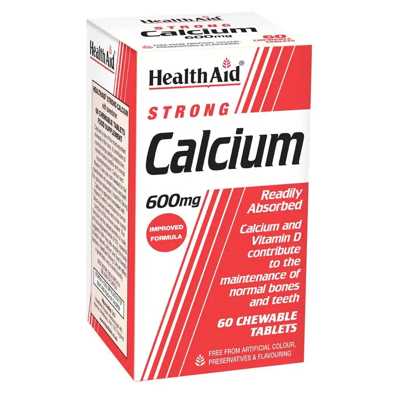 Health Aid Calcio 600Mg. 60Comp. Mast. 