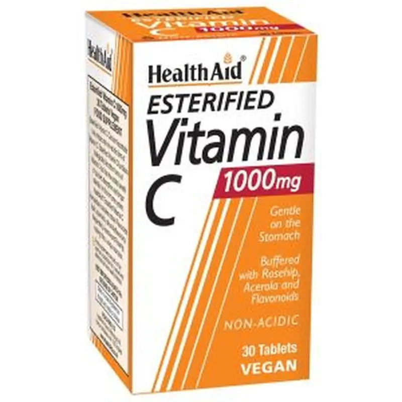 Healthaid Vitamina C Esterificada 1,000 Mg, 30 comprimidos