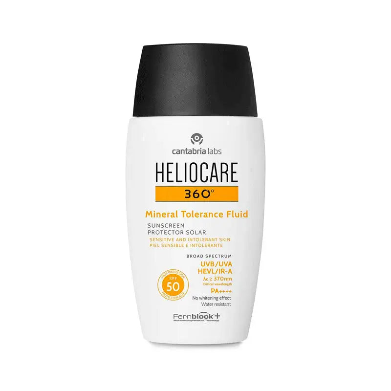 Heliocare 360º Mineral Tolerance Fluid Spf50 50 Ml