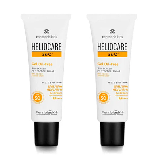 Heliocare Duplo 360º Gel Sem Óleo Spf 50+ , 2X50 Ml