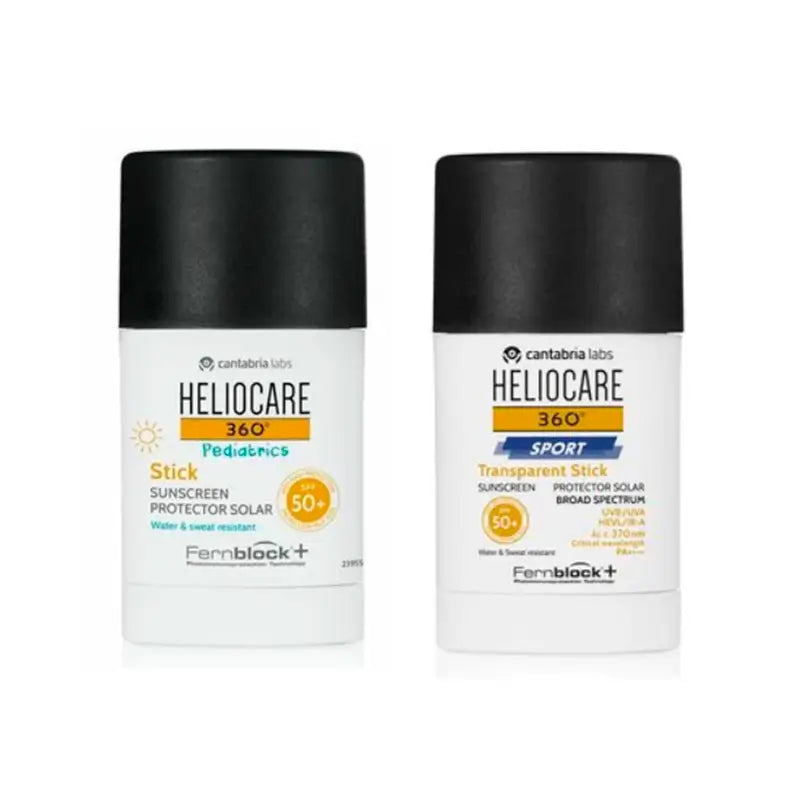 Pack Heliocare 360º Stick Desportivo Spf50+ 25 Gr + Stick Pediátrico Spf50+ 25 Gr