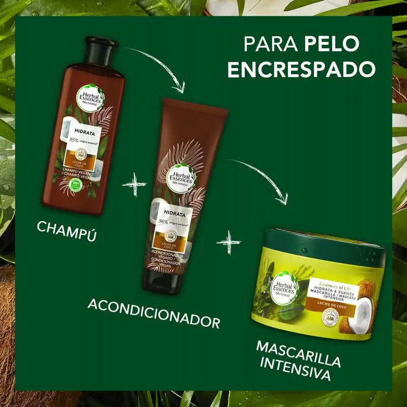 Champô Leite de Coco Herbal Essences 680Ml