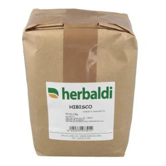 Herbaldi Hierba Hibisco Flor Triturada 1Kg.