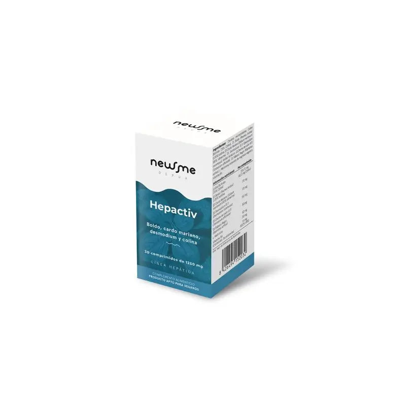 Herbora Newme Hepactiv , 30 comprimidos de 1250 mg