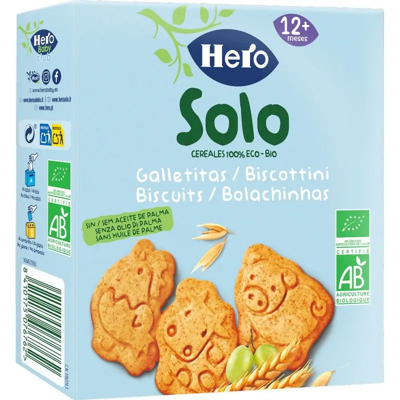 Hero Baby Galleta  Solo Galletitas De Animales 100G