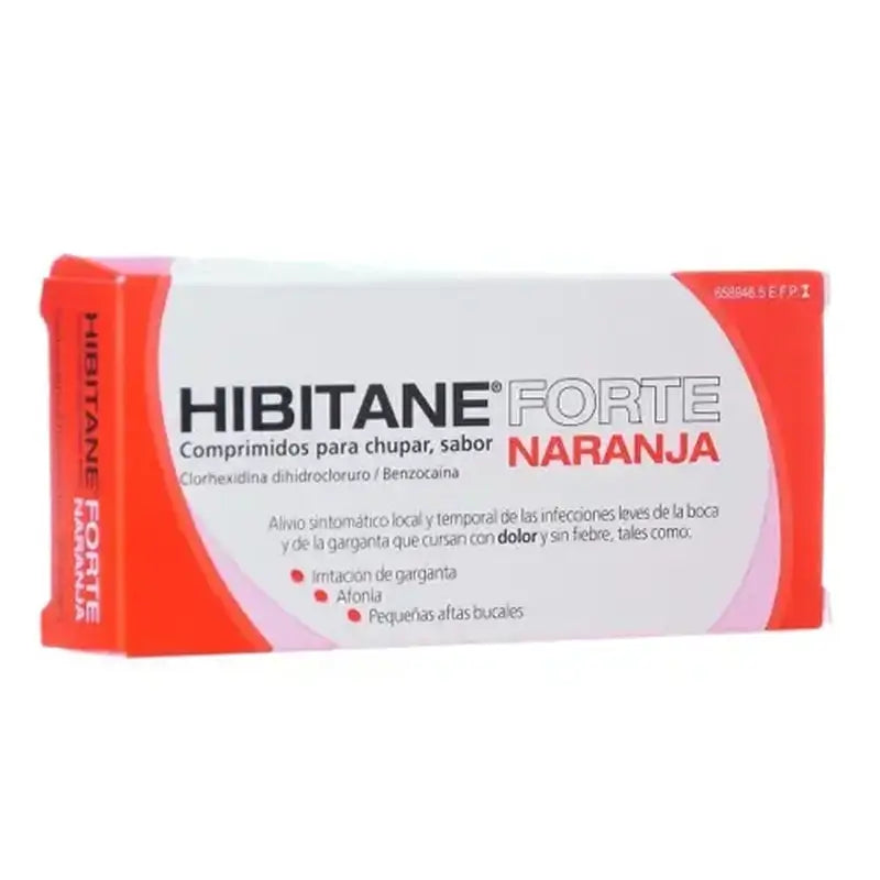 Hibitane Forte Orange 20 comprimidos para chupar