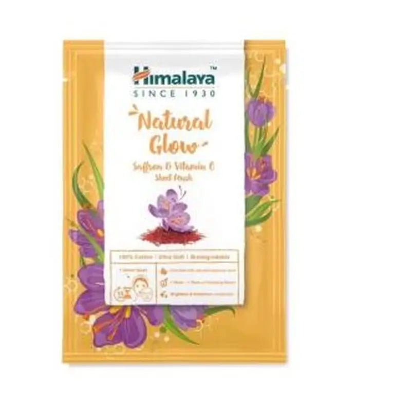 Himalaya Mascarilla Facial Natural Glow Azafran-Vitamina C 