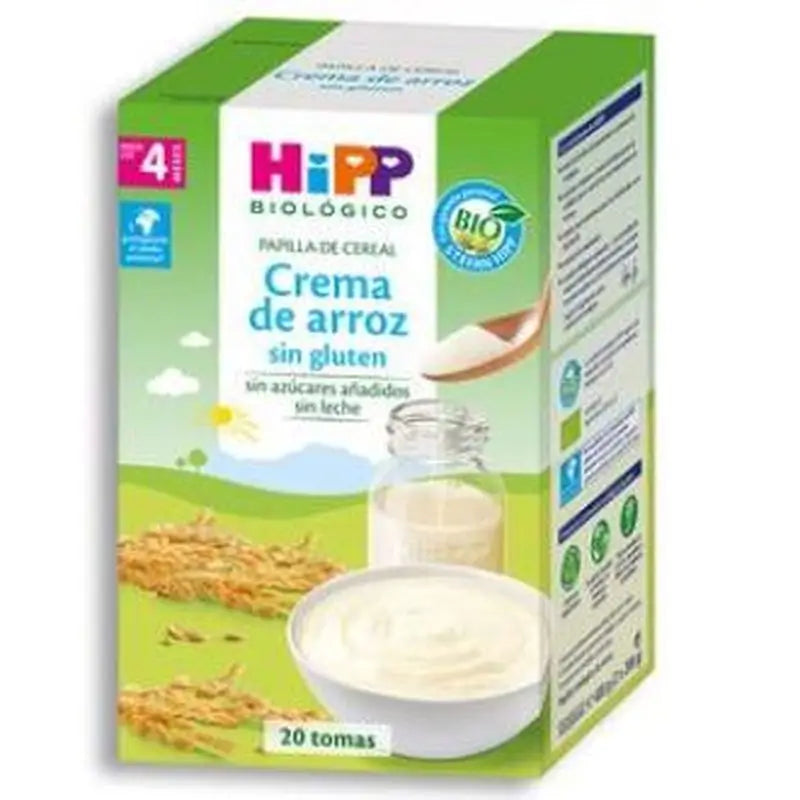 Hipp Papilla De Crema De Arroz 4Meses 400Gr. Bio Sg S/A