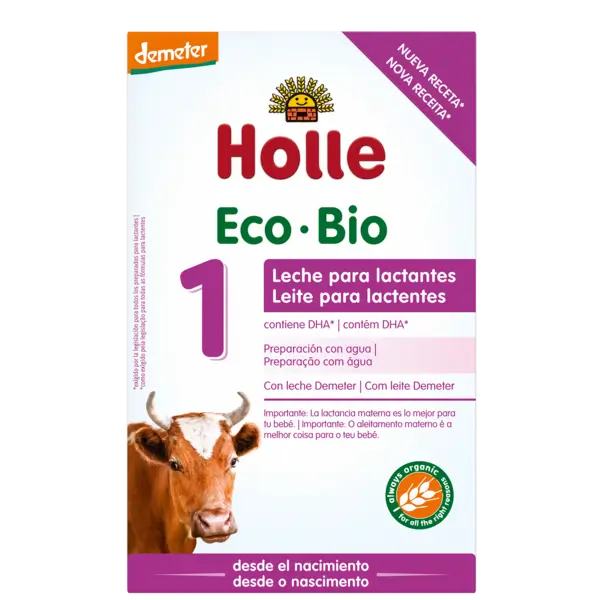 Holle Leche de Vaca Para Lactantes 1, 400 gr