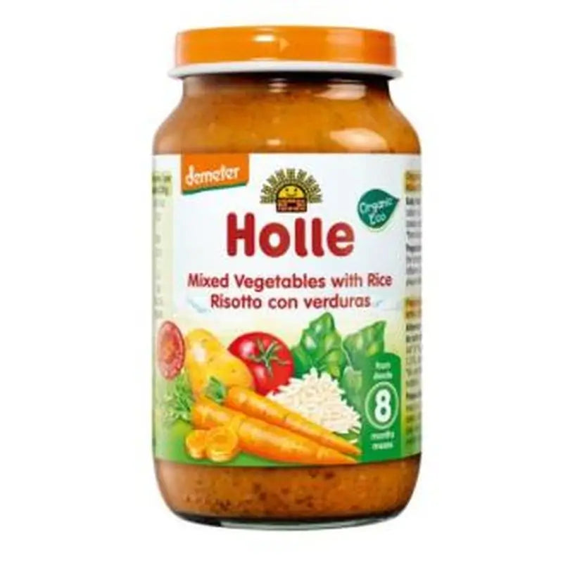 Holle Potito  Verduras Con Arroz 8Meses 220Gr. Demeter